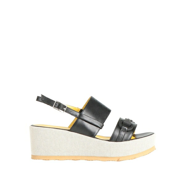 【送料無料】 カルピエーレ レディース サンダル シューズ Sandals Black｜asty