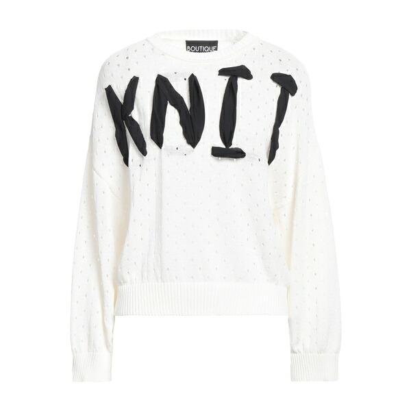 【送料無料】 モスキーノ レディース ニット&セーター アウター Sweaters White