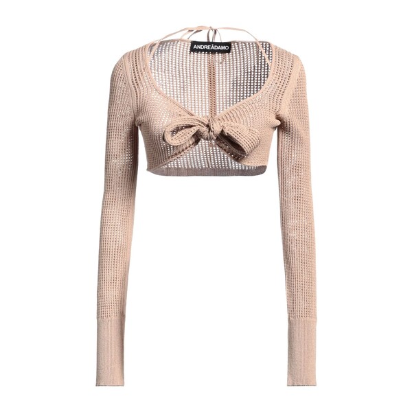 【貨物輸送無料】 アンドレダモ レディース プルオーバー トップス Tops Beige