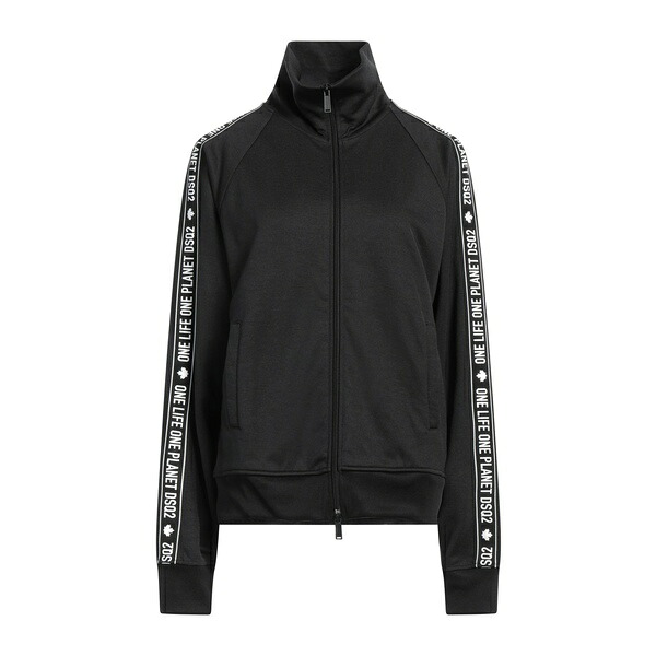 【送料無料】 ディースクエアード レディース パーカー・スウェットシャツ アウター Sweatshirts Black|asty