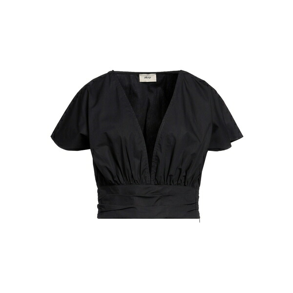 【送料無料】 エーケプ レディース Tシャツ トップス Tops Black 11,535円