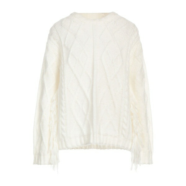 【送料無料】 ピンク メモリーズ レディース ニット&セーター アウター Sweaters White