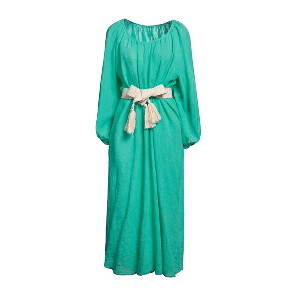 【送料無料】 １２０％リノ レディース ワンピース トップス Midi dresses Green