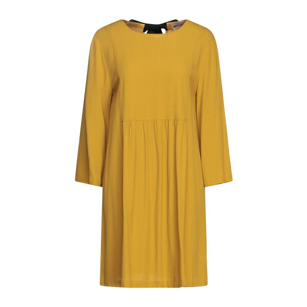 【送料無料】 セミクチュール レディース ワンピース トップス Mini dresses Yellow|asty