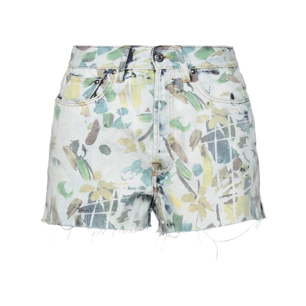 【送料無料】 プラス・ピープル レディース デニムパンツ ボトムス Denim shorts Blue