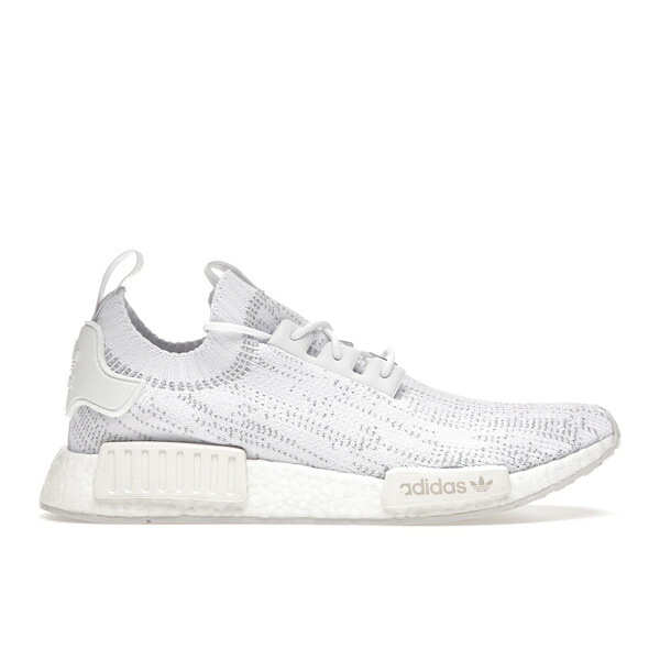 adidas アディダス メンズ スニーカー  【adidas NMD R1 Primeknit Cloud White Glitch Camo】  サイズ US_5.5(23.5cm) Cloud White/Cloud White-Grey One