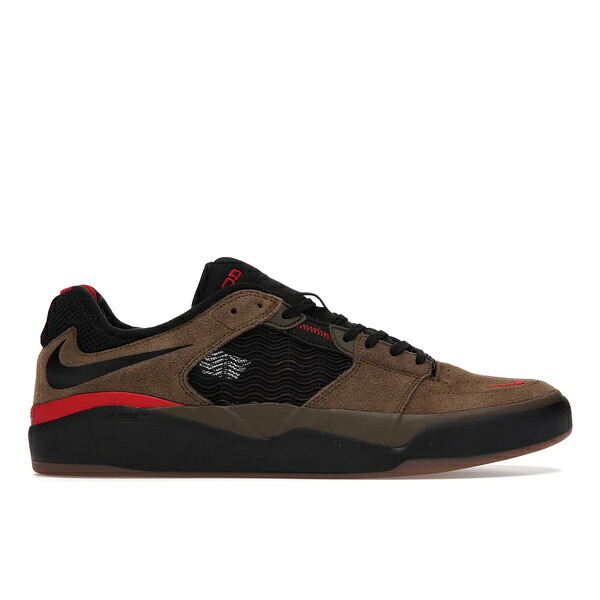 Nike ナイキ メンズ スニーカー  【Nike SB Ishod Wair Light Olive】  サイズ US_M_4 Light Olive/Black-Light Olive-Varsity Red