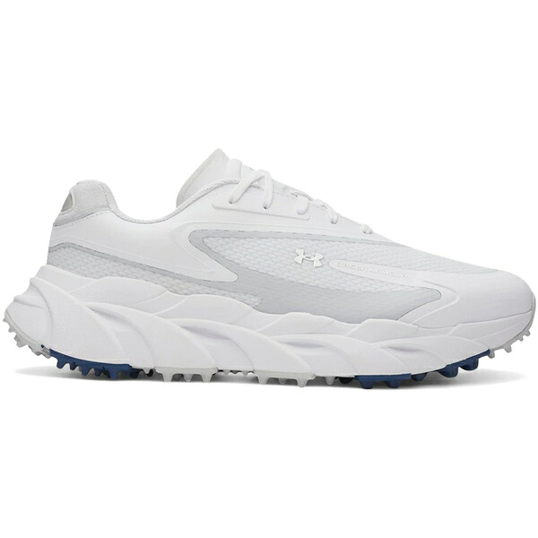 Under Armour アンダーアーマー メンズ スニーカー  【Under Armour UA Halo Hybrid Spikeless White Metallic Silver】  大いさ US_M_15 White/Metallic Silver スニーカー-メンズ靴-靴