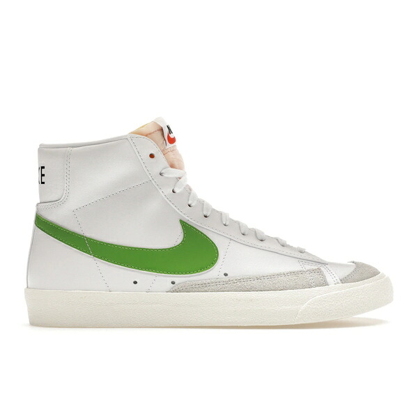 Nike ナイキ メンズ スニーカー  【Nike Blazer Mid 77 Vintage Mismatched Swoosh Chlorophyll Black】  大いさ US_12.5(30.5糎) White/Black/Sail/Chlorophyll 靴-メンズ靴-スニーカー