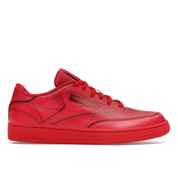 Reebok リーボック メンズ スニーカー  【Reebok Club C TL Maison Margiela Vector Red】  大いさ US_M_13 Vector Red/White/Black スニーカー-メンズ靴