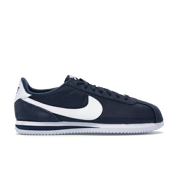Nike ナイキ メンズ スニーカー 【Nike Cortez Basic Nylon Obsidian White-Metallic Silver】 サイズ US_11(29.0cm) Obsidian/White-Metallic Silver|asty