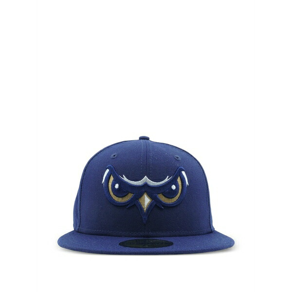 ニュー内鰓 メンズ 鳥打ち帽 付属物 59fifty owlz eyes cap Blue