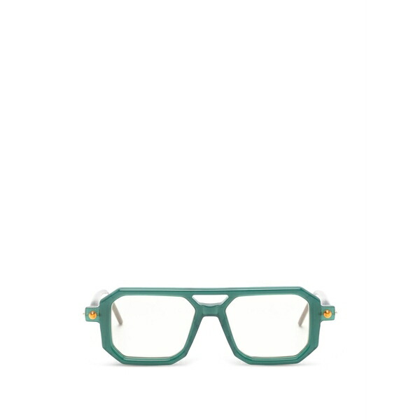 クボラウム メンズ サングラス・アイウェア 付属物 Maske p8 geometric-frame sunglasses Green