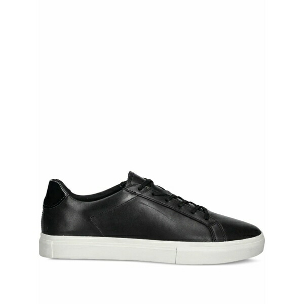 渡り者 レディース スニーカー シューズ  leather trainers Black