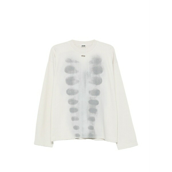 アヴァヴァヴ レディース プルオーバー トップス Graphic-print long-sleeve t-shirt White