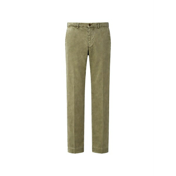 オフィシンジェネレール メンズ 心地好いズボン下 ボトムス Buttoned trousers Green