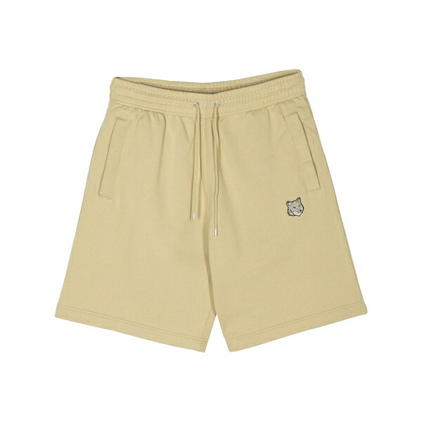 住み家 稲荷 メンズ 心地よいズボン下 ボトムス Fox-patch track shorts Green