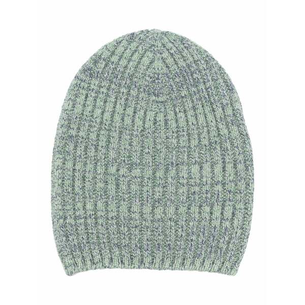 バリー メンズ 鳥打ち帽 付属物 M￡lange-effect ribbed-knit cashmere beanie Green