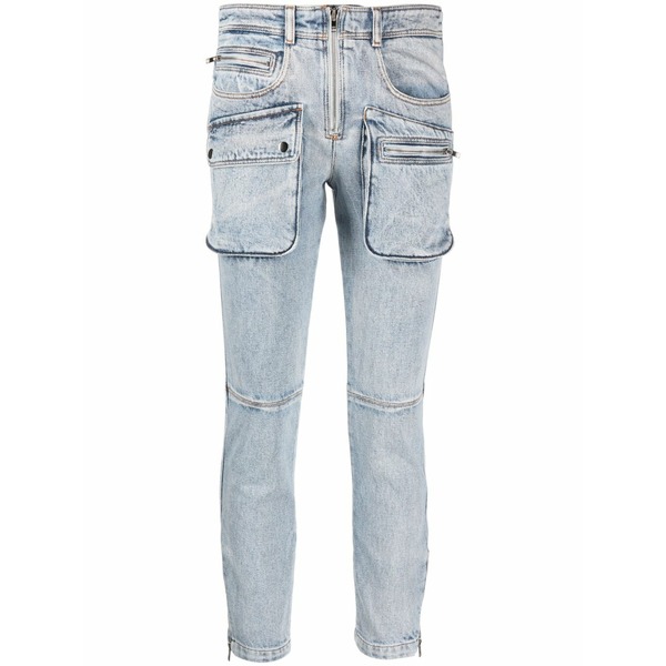 イザベル マラン レディース デニムパンツ ボトムス Cenime multi-pocket straight-leg jeans Blue｜asty 82,390円