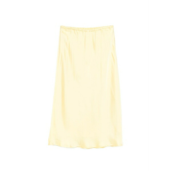 ジル・サンダー レディース スコート ボトムス Elasticated-waist MIDI skirt Yellow