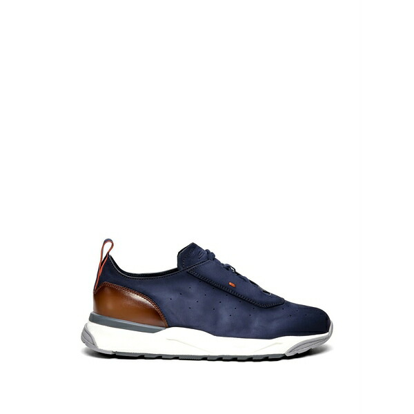 サントーニ メンズ スニーカー シューズ Perforated-detail sneakers Blue