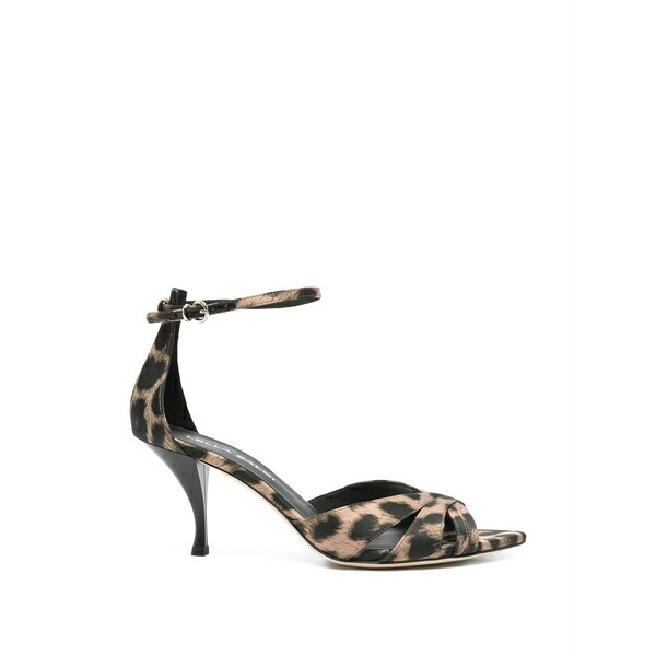 レラ バルディ レディース サンダル シューズ Leopard-print sandals Brown