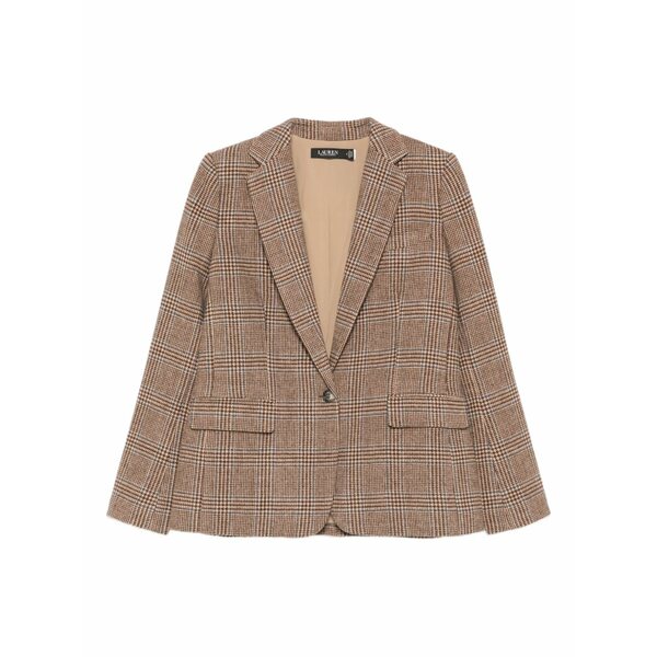 ラルフローレン レディース 上衣＆上衣 アウター Bonaro check blazer Brown