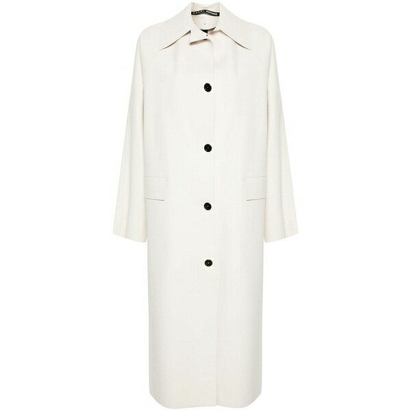 カッスル エディションズ レディース 厚地の外套 アウター Single-breasted long coat Neutrals