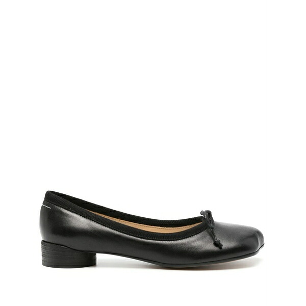 マルタンマルジェラ レディース サンダル シューズ Anatomic leather ballerina shoes Black