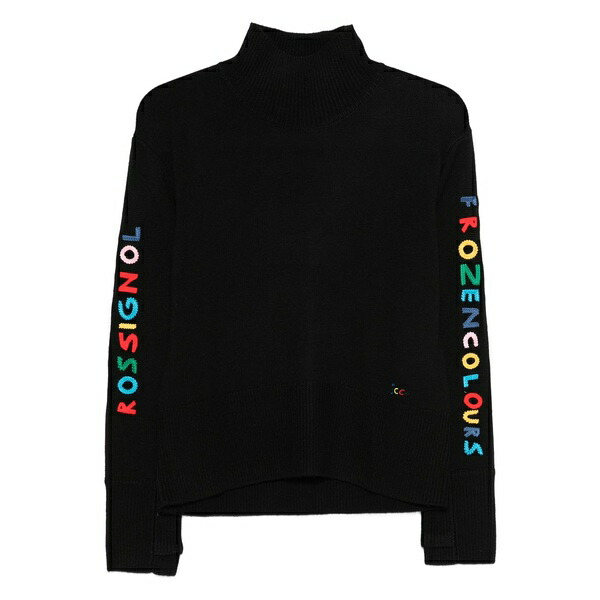 ロシニョール レディース 編み物\u0026ティーシャツ アウター X jcc lina sweater Black