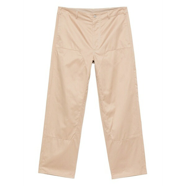 マルタンマルジェラ メンズ 心地よいズボン下 ボトムス Single-stitch-logo trousers Neutrals