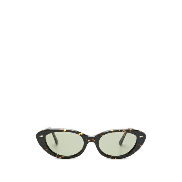 アレム メンズ サングラス・アイウェア 添え物 Cat-eye sunglasses Brown