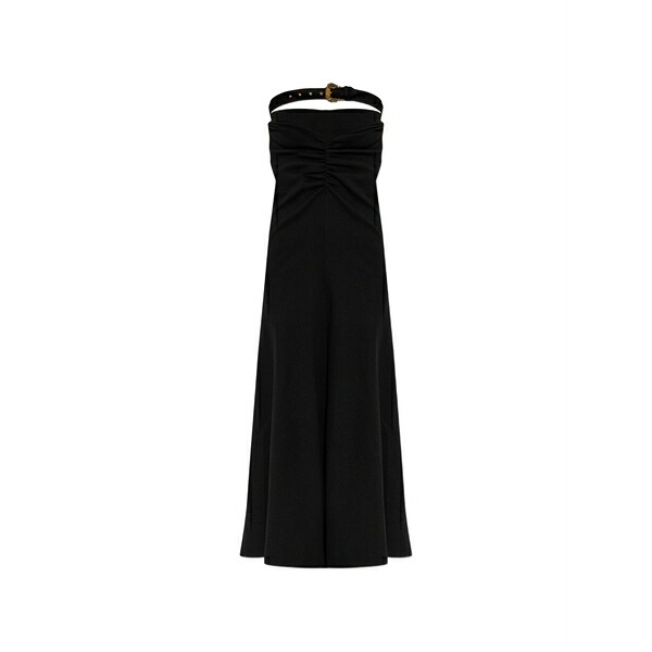呼びりん探し回る レディース スコート ボトムス Buckle detail skirt Black