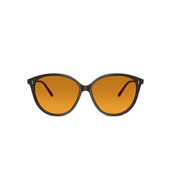オリバーピープルズ レディース 黒眼鏡＆アイウェア 佩び物 Round-frame sunglasses Brown