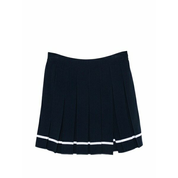 アイスバーグレタス レディース スコート ボトムス Pleated striped mini skirt Blue