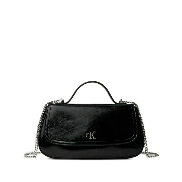 カルバンクライン レディース ショルダーバッグ 御徒面子 Chain shoulder bag Black