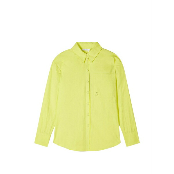 パトリツィア ペペ レディース プルオーバー トップス Technical chest-pocket shirt Yellow