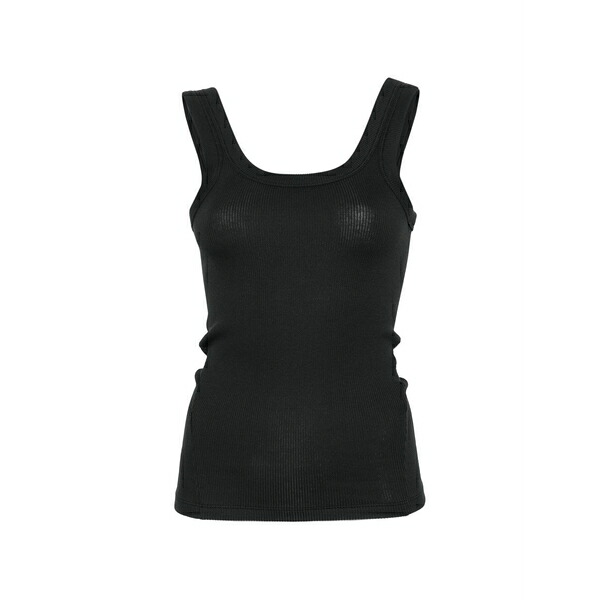 ラグアンドボーン レディース カットソー トップス Ribbed top Black