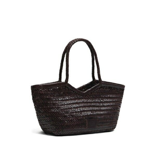 ビンバ イ ローラ レディース トートバッグ 御徒面子 Large braided handle tote bag Brown