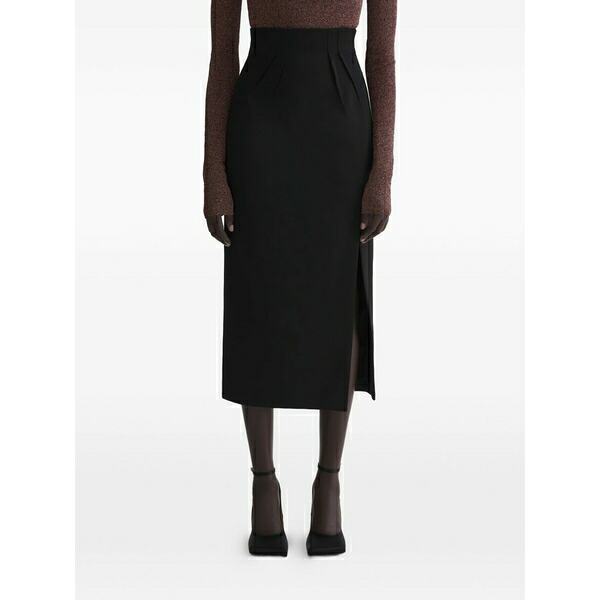 マグラー レディース スコート ボトムス Slit skirt Black