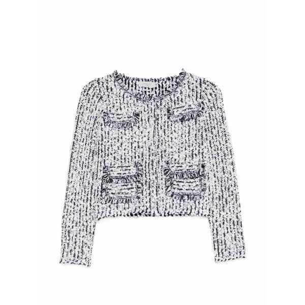 シャルロット レディース 上衣＆上衣 アウター Fringed pocket jacket White