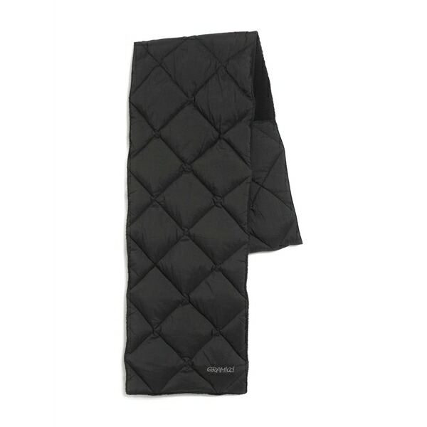 グラミチ メンズ えり巻き・袈裟・えり巻き 付属物 Quilted down scarf Black