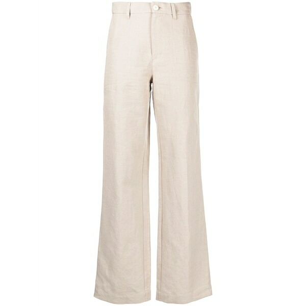 アーペーセー レディース 心地好いズボン下 ボトムス High-waist wide-leg trousers Neutrals