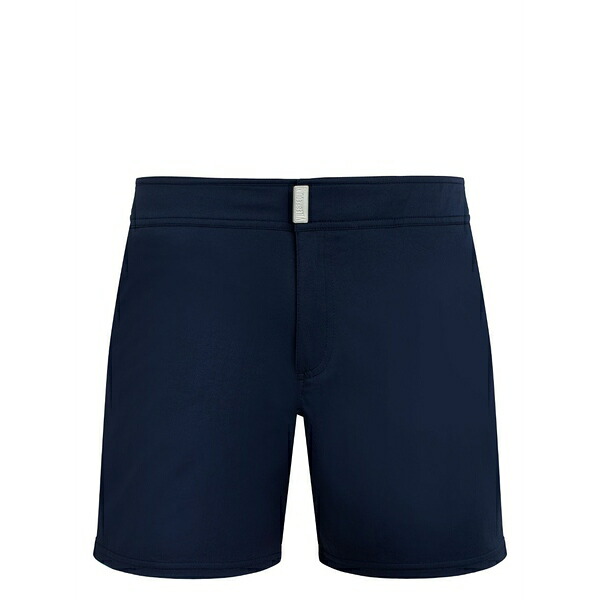 ヴィルブレクイン メンズ 心地好いズボン下 ボトムス Merise logo-patch swim shorts  Blue