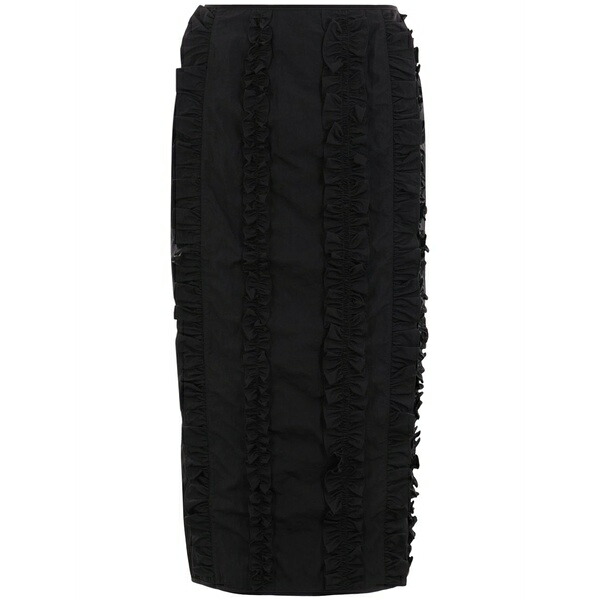セシリー・バンセン レディース スコート ボトムス Ocean MIDI skirt Black