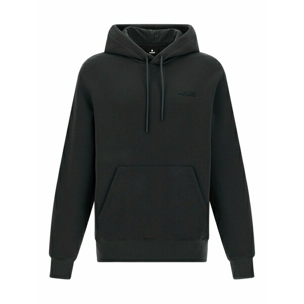 マッカージュ メンズ パーカー・スウェットシャツ アウター Krystian kangaroo-pocket hoodie Black