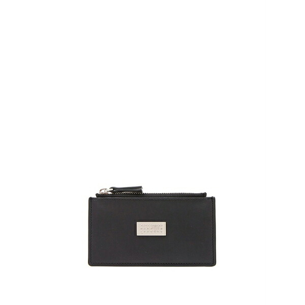 マルタンマルジェラ メンズ 金入れ 付属物 Numeric bifold wallet Black
