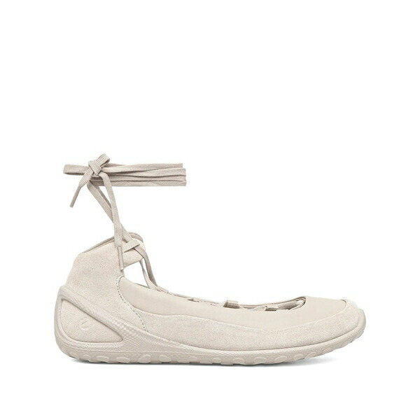エコー レディース サンダル シューズ Lace-up ballet flats Grey|asty