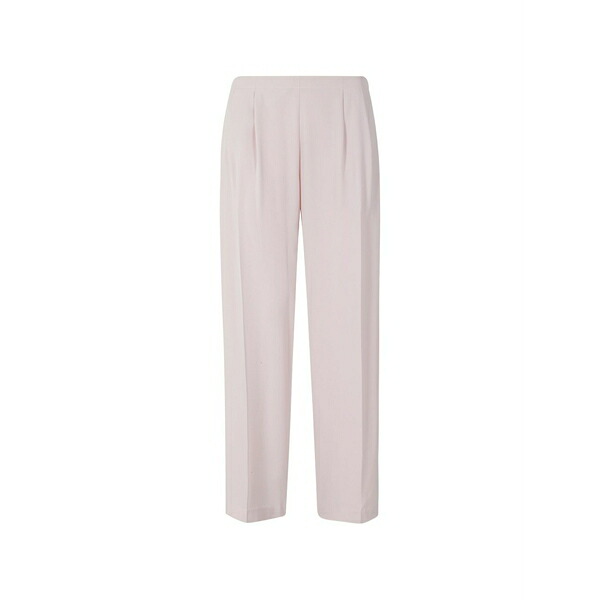 メイメイジェイ レディース 心地好いズボン下 ボトムス  elasticated-waistband pleated trousers Pink