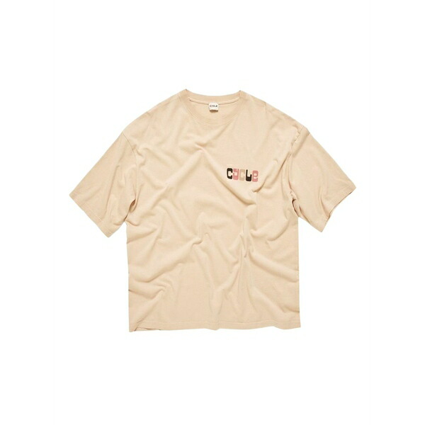 循環過程 メンズ ティーシャツ トップス Logo-print cotton t-shirt Neutrals